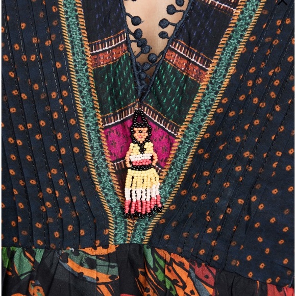 FARM RIO Mixed Patchwork Mini Dress (NWT) - Picture 12 of 14